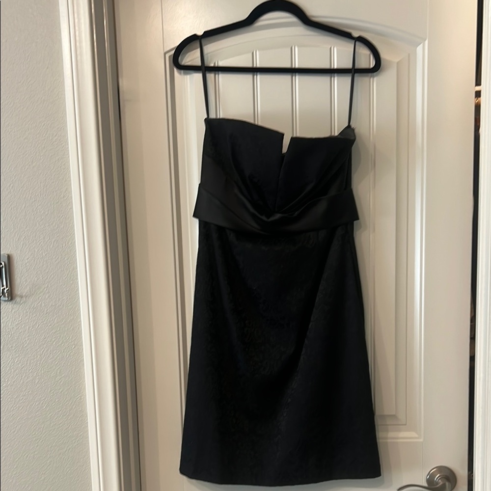 White House Black Market- Black Strapless Dress